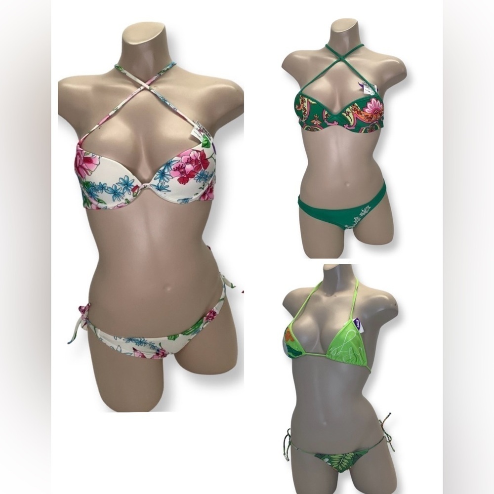 Recco Size Medium Brazilian Bikini Bundle of 3. New With Tags